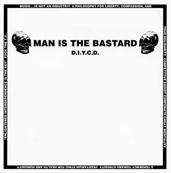Man Is The Bastard : D.I.Y.C.D. (CD, Comp, Ltd, RP)