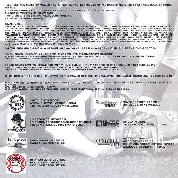 Ed Warner : Apocalypse Buddies (10", EP)