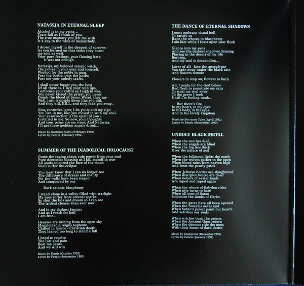 Darkthrone : Under A Funeral Moon (LP, Album, RE, RP, Gat)