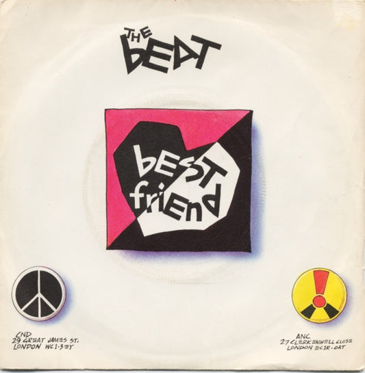 The Beat (2) : Best Friend / Stand Down Margaret (Dub) (7", Single, Sil)