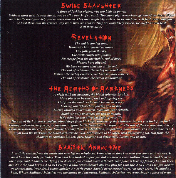 Brain Drill : Apocalyptic Feasting (CD, Album)