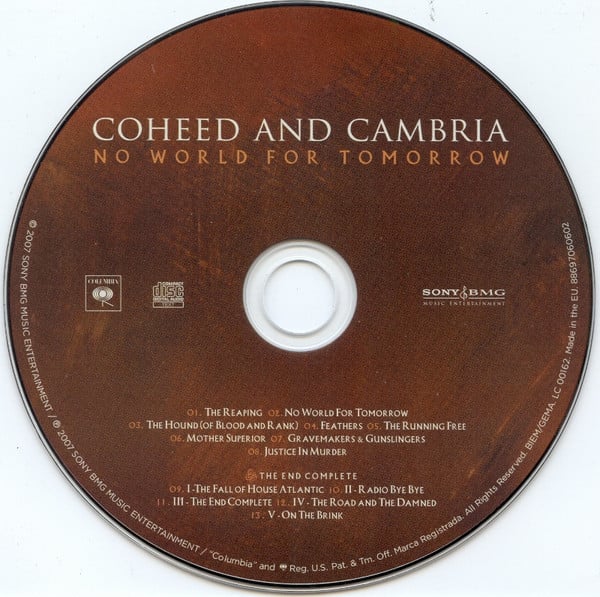 Coheed And Cambria : Good Apollo I'm Burning Star IV Volume Two: No World For Tomorrow (CD, Album + DVD-V, Copy Prot., NTSC, Reg + Dlx, Di)