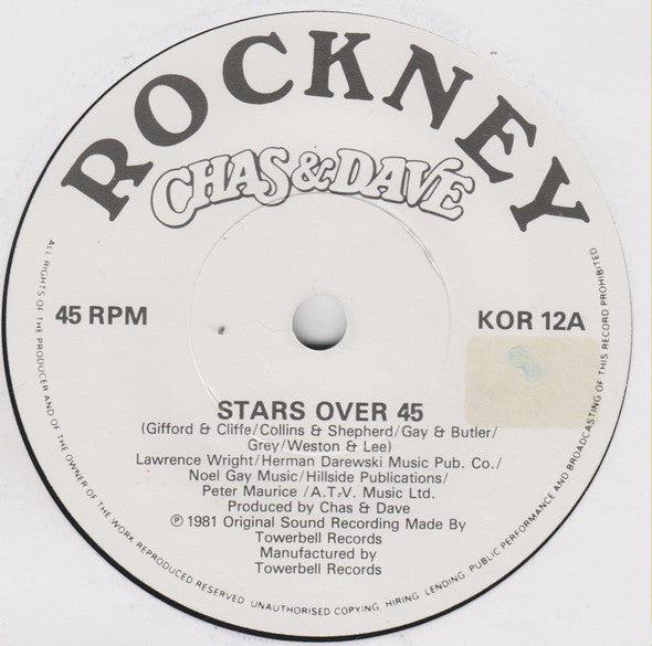Chas 'n' Dave* : Stars Over 45 (7", Single)