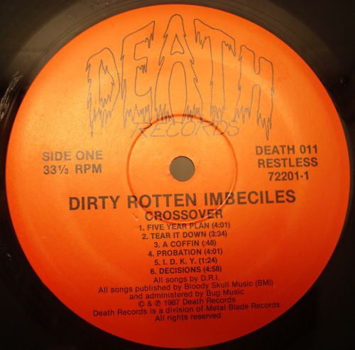 D.R.I.* : Crossover (LP, Album)