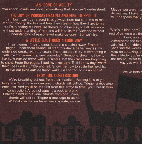 The Mercury League : La Libertad No Es Un Show (CD, Album)