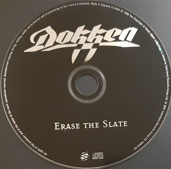 Dokken : Erase The Slate (CD, Album, RE)