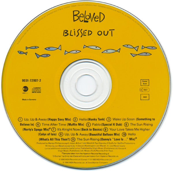 Beloved* : Blissed Out (CD, Album, Comp, RP)