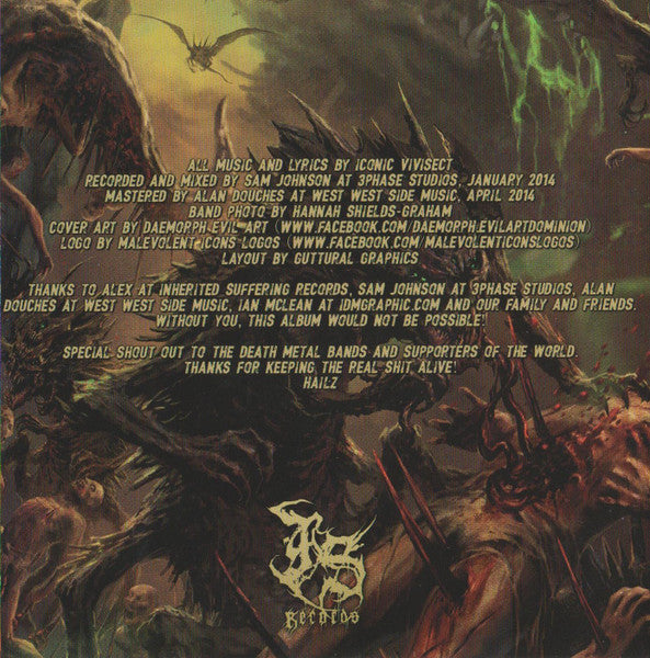 Iconic Vivisect : Monument Of Depravity (CD, Album)