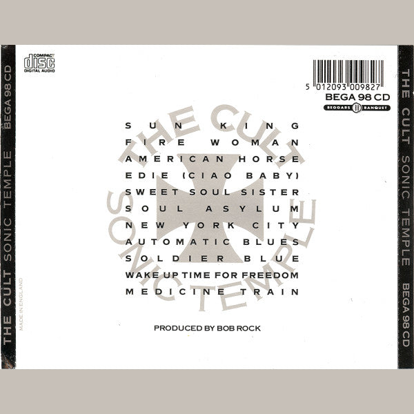 The Cult : Sonic Temple (CD, Album)