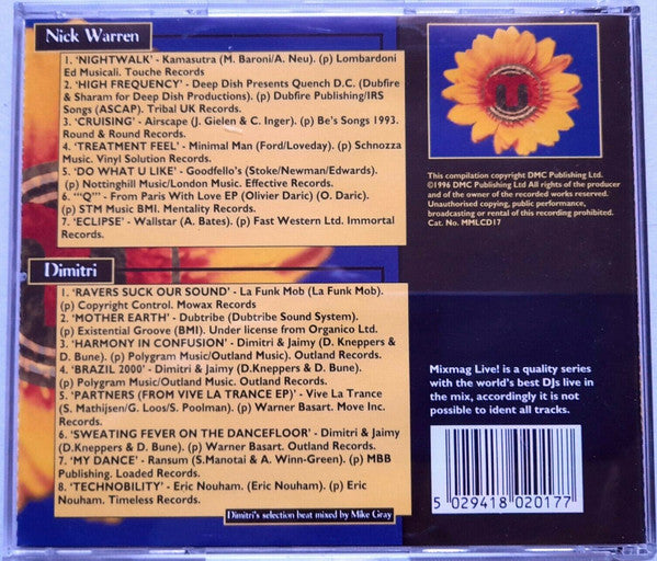 Nick Warren / Dimitri* : Mixmag Live! Volume 17 - Future Sound Of Europe (CD, Mixed, RM)
