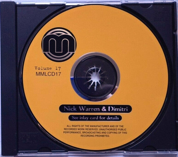 Nick Warren / Dimitri* : Mixmag Live! Volume 17 - Future Sound Of Europe (CD, Mixed, RM)