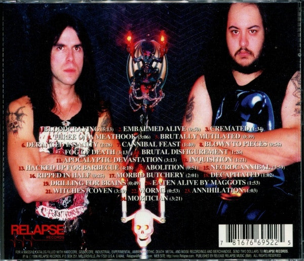 Mortician : Hacked Up For Barbecue (CD, Album, RE, RP, MCO)