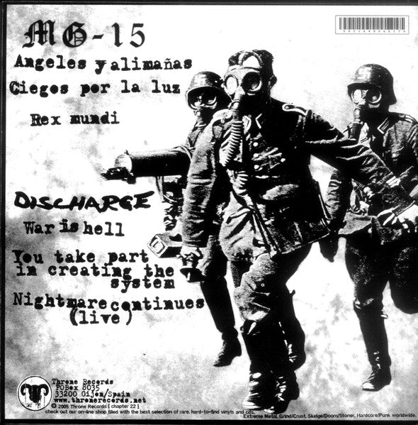 Discharge / MG 15 : Discharge / MG 15 (7")