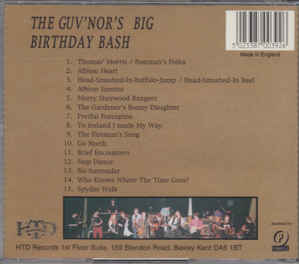Ashley Hutchings : The Guv'nor's Big Birthday Bash (CD, Album)