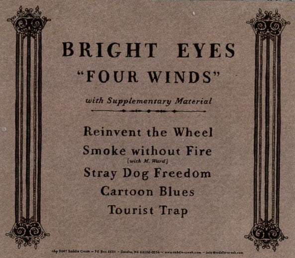 Bright Eyes : Four Winds (CD, EP, Enh)