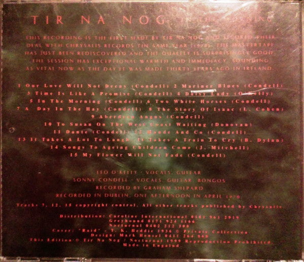 Tir Na Nog* : In The Morning (CD, Album)