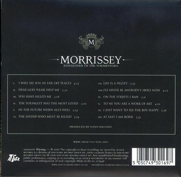 Morrissey : Ringleader Of The Tormentors (CD, Album + DVD-V, PAL + Ltd)