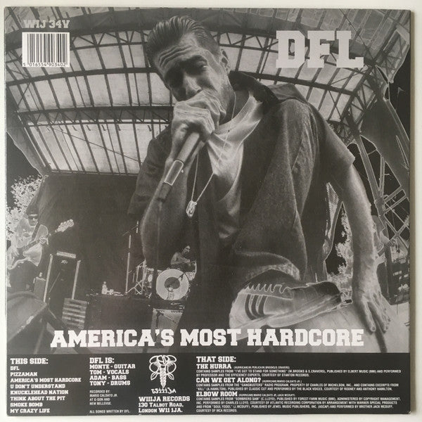Hurricane (2) / DFL* : America's Most Hardcore (10")