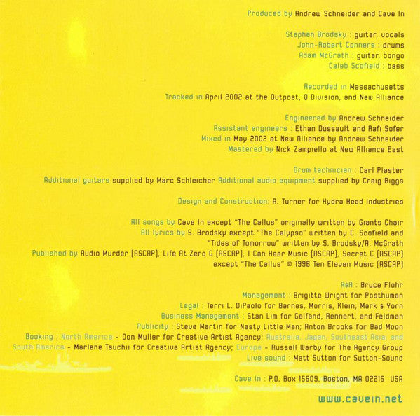 Cave In : Tides Of Tomorrow (CD, EP, Enh)