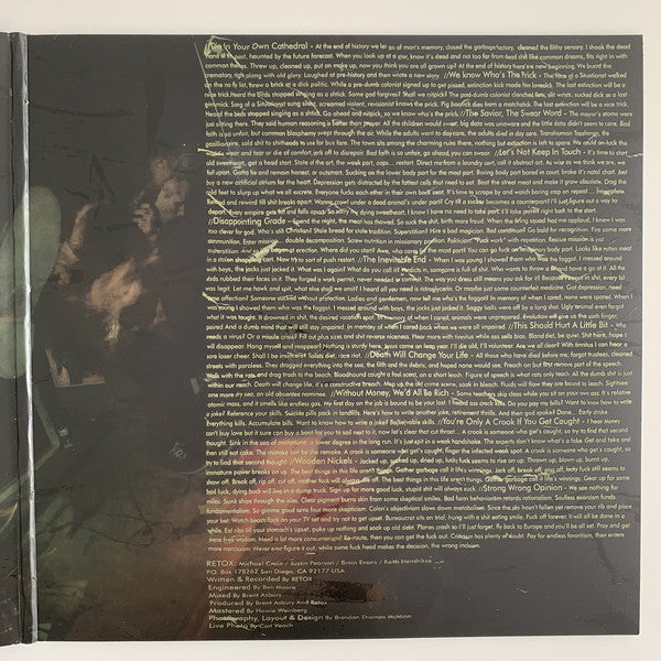 Retox (3) : Beneath California  (LP, Album, Gat)