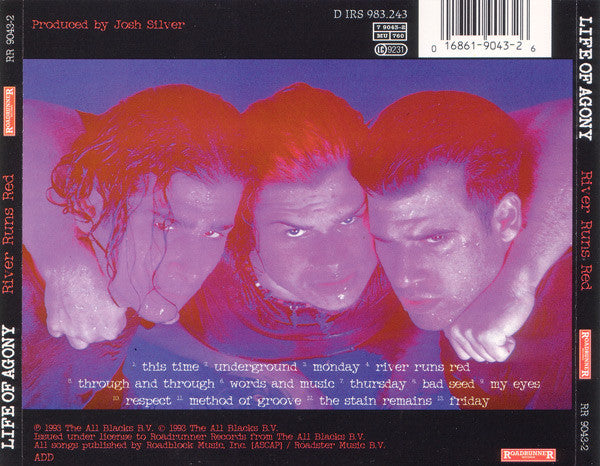 Life Of Agony : River Runs Red (CD, Album, RP)