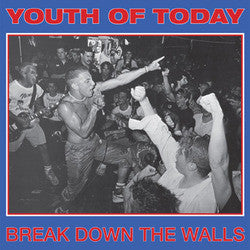 Youth Of Today : Break Down The Walls (LP, Album, Ltd, RE, Red)