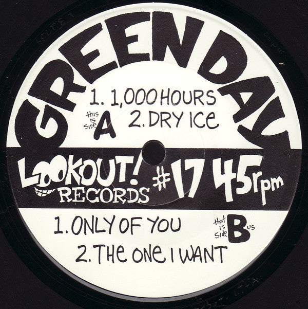 Green Day : 1,000 Hours (7", EP, RE)