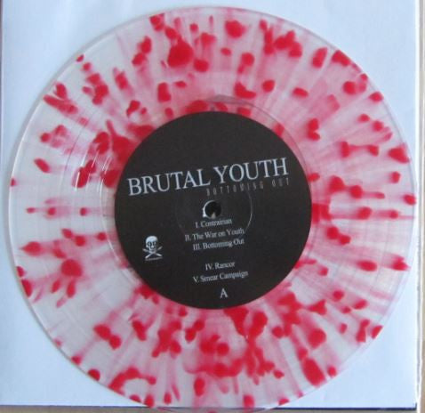 Brutal Youth : Bottoming Out (7", Tra)