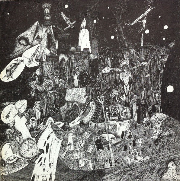 Rudimentary Peni : Death Church (LP, Album, Dis)