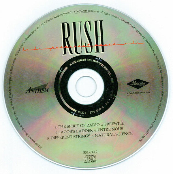 Rush : Permanent Waves (CD, Album, RE, RM, RP, EDC)