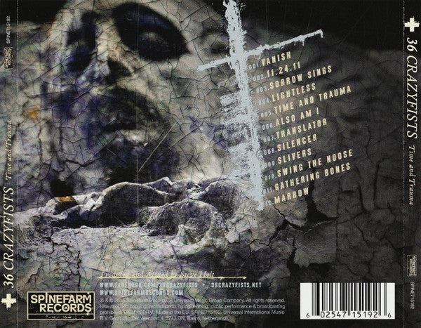 36 Crazyfists : Time And Trauma (CD, Album)