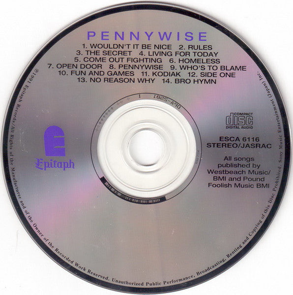 Pennywise : Pennywise (CD, Album)