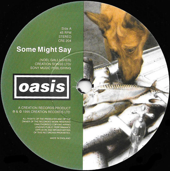 Oasis (2) : Some Might Say (7", Single)