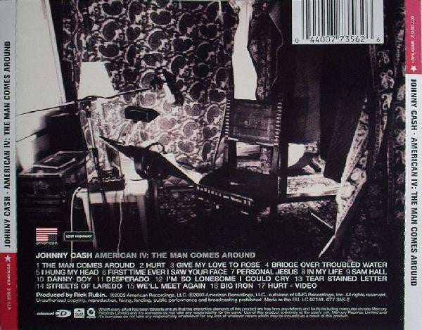 Johnny Cash : American IV: The Man Comes Around (CD, Album, Enh, RE, S/Edition)