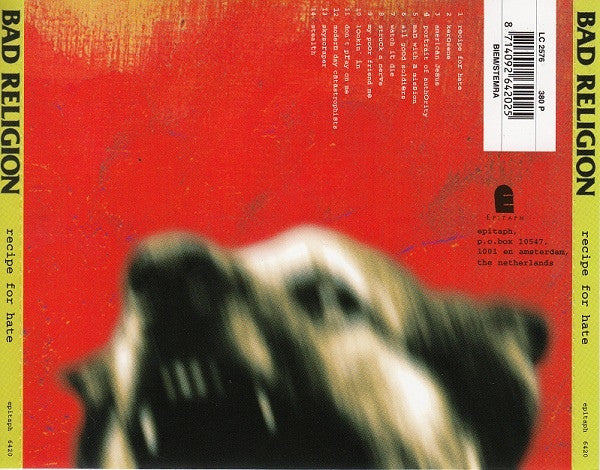 Bad Religion : Recipe For Hate (CD, Album, RE, RP)