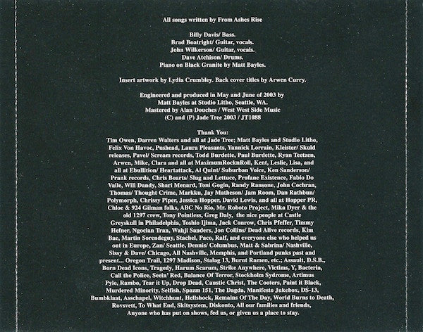 From Ashes Rise : Nightmares (CD, Album)