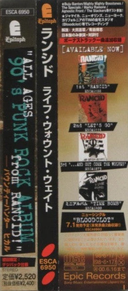 Rancid : Life Won't Wait (CD, Album, Dig)