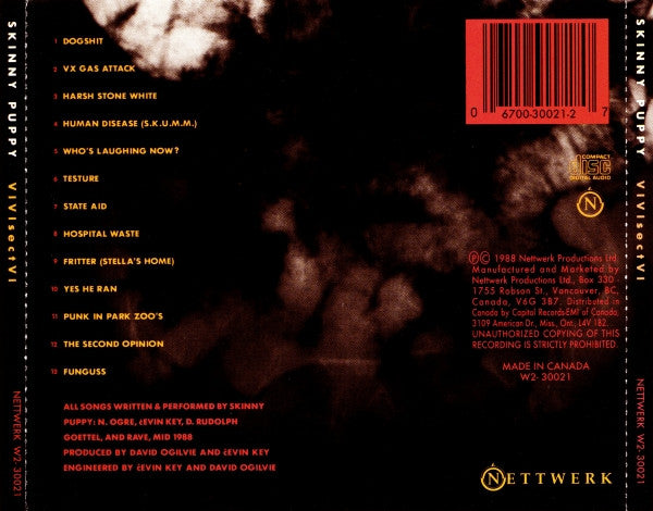 Skinny Puppy : VIVIsectVI (CD, Album, RE)