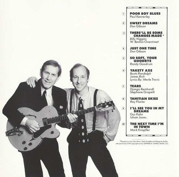 Chet Atkins And Mark Knopfler : Neck And Neck (CD, Album, RP, DAD)