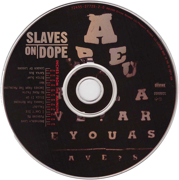 Slaves On Dope : Inches From The Mainline (CD, Album)