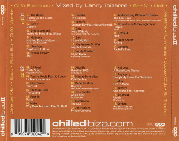 Various : Chilled Ibiza II (2xCD, Comp, P/Mixed)