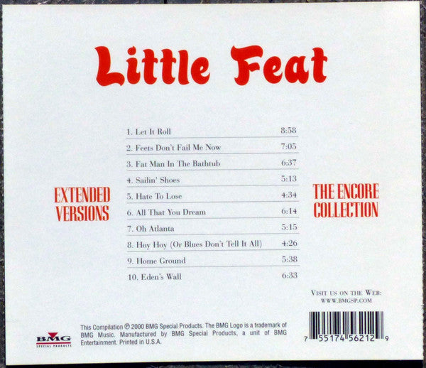 Little Feat : Extended Versions: The Encore Collection (CD, Album)