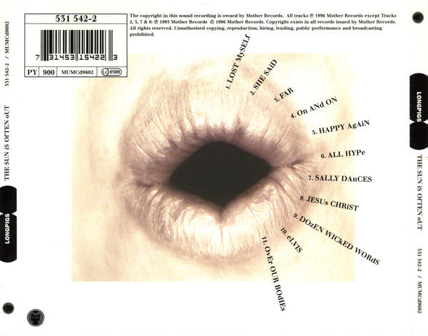 Longpigs : The Sun Is Often Out (CD, Album, PMD)
