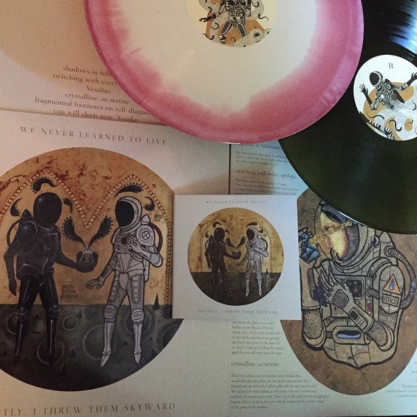We Never Learned To Live : Silently, I Threw Them Skyward (LP, Album, Ltd, Cre)