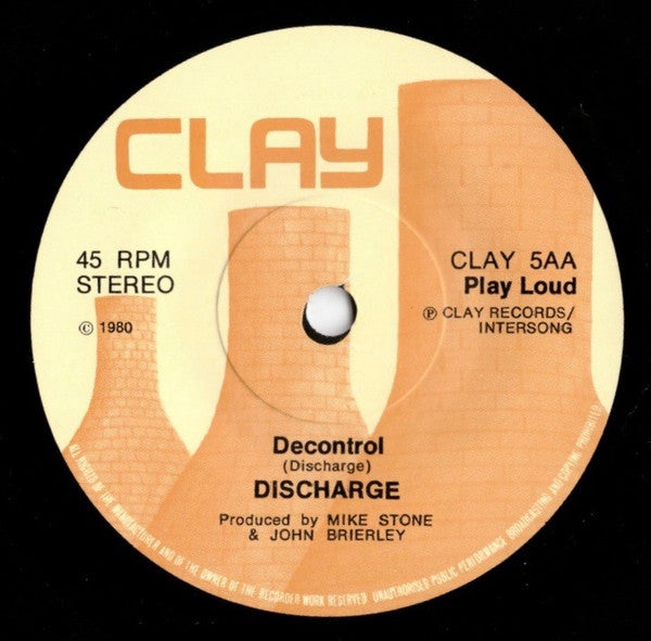 Discharge : Decontrol (7", Single, RP)