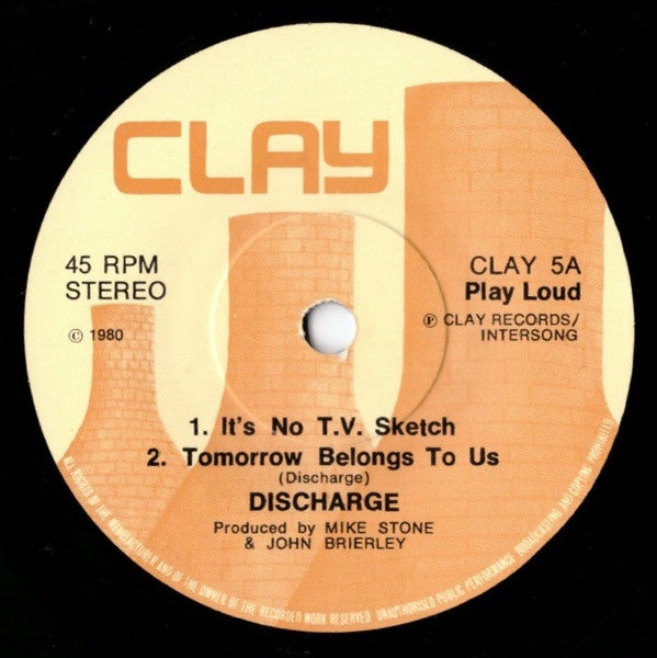 Discharge : Decontrol (7", Single, RP)