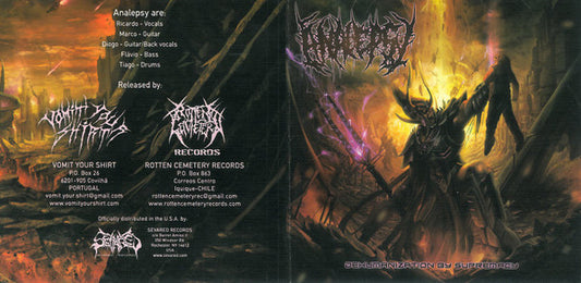 Analepsy : Dehumanization By Supremacy (CD, EP)