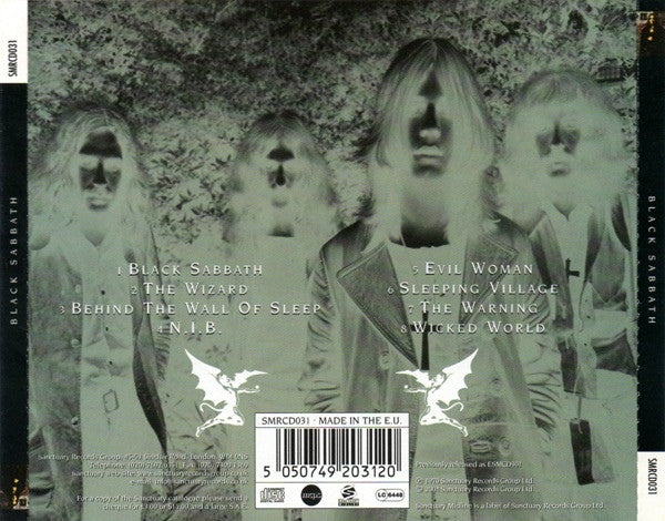 Black Sabbath : Black Sabbath (CD, Album, RE, RM)