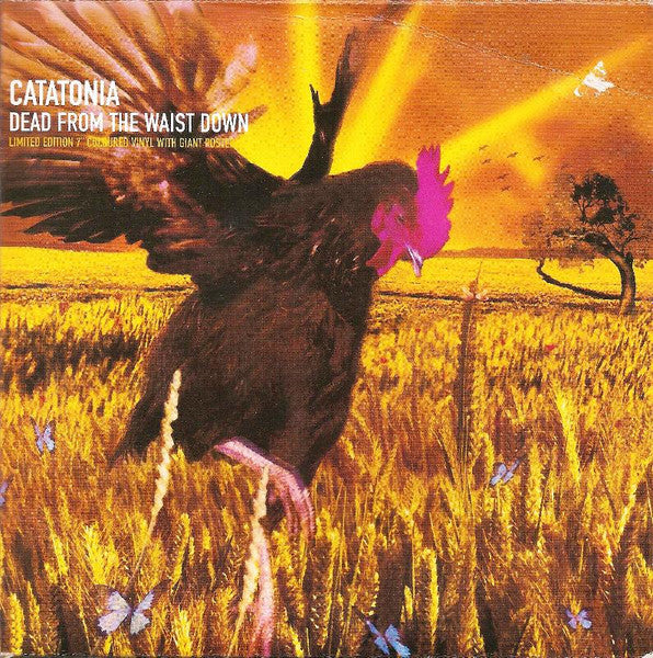 Catatonia : Dead From The Waist Down (7", Single, Ltd, Yel)