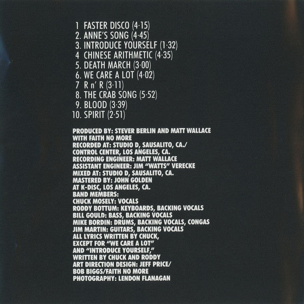 Faith No More : Introduce Yourself (CD, Album, RE)